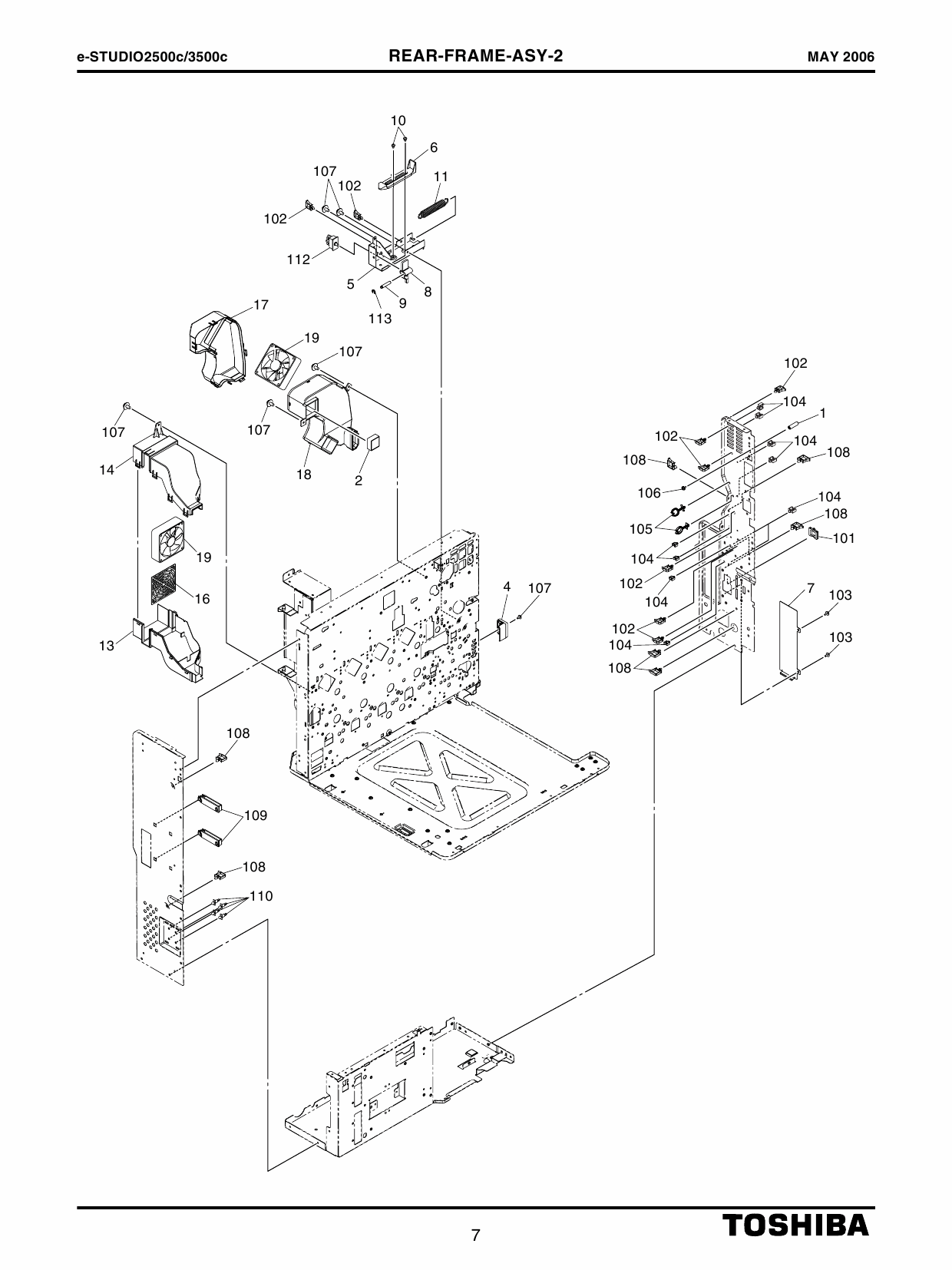 TOSHIBA e-STUDIO 2500C 3500C Parts List Manual-4